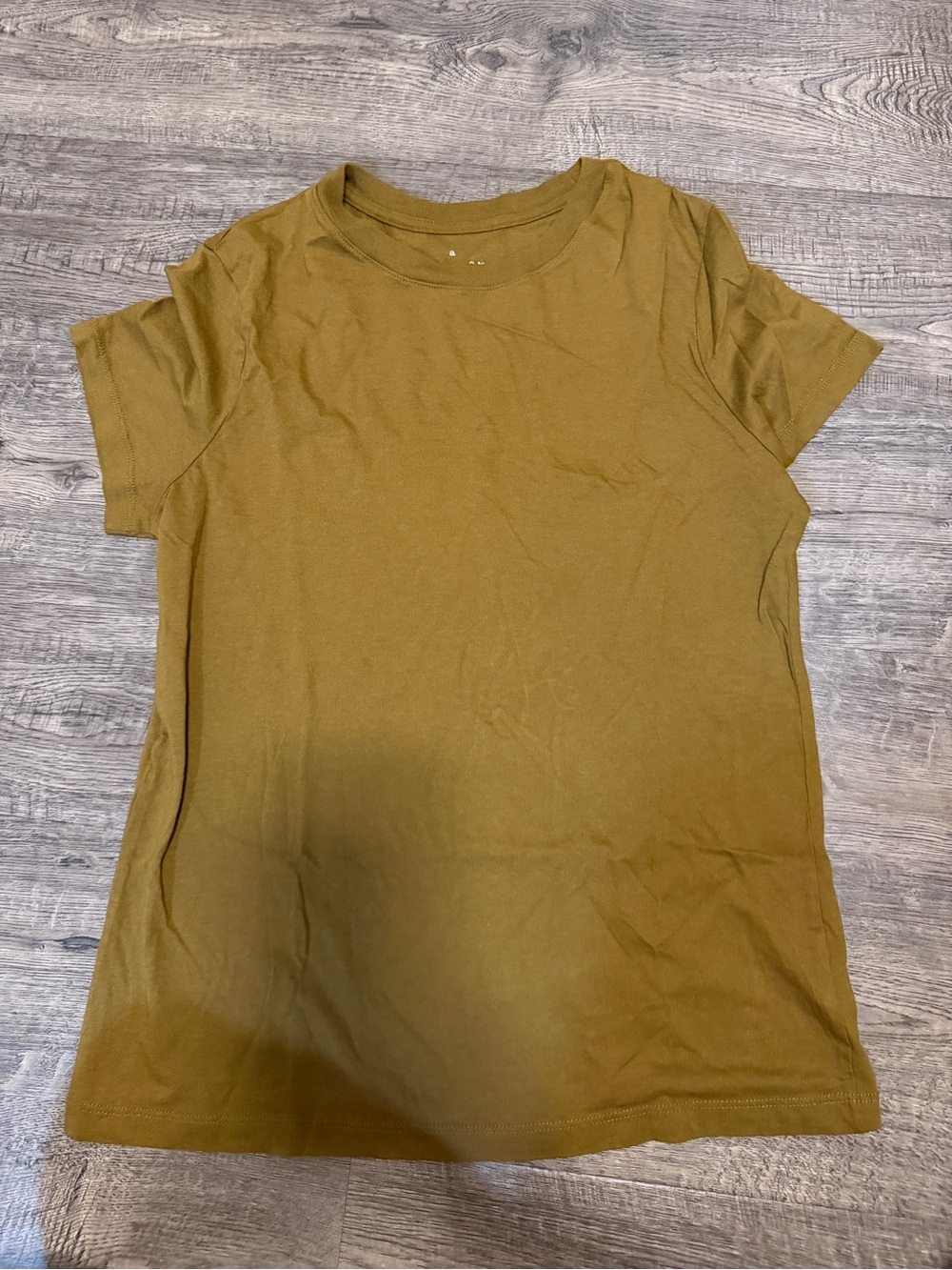 a new day Olive Green Short Sleeve Crewneck Tee